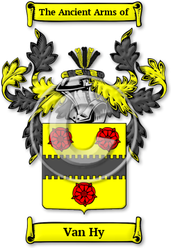Van Hy Family Crest Download (jpg) Legacy Series - 150 DPI